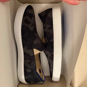 Rothys Slip on shoes grey camo size 11